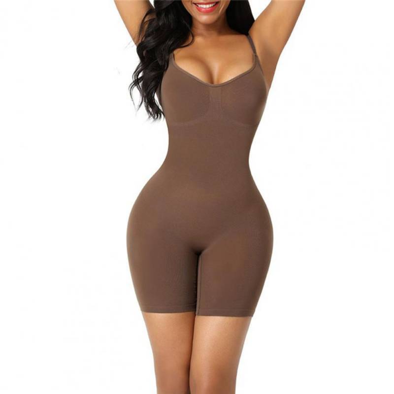 Nahtloser Body Shaper in Übergröße aus Europa und Amerika: Body-Lifting-Korsett für Damen, Ganzkörper-Schlinge, einteilige Unterwäsche zur Bauchstraffung. 2XL/3XL von Joom DACH