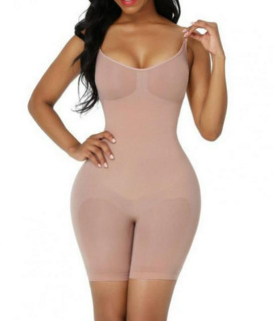 Nahtloser Body Shaper in Übergröße aus Europa und Amerika: Body-Lifting-Korsett für Damen, Ganzkörper-Schlinge, einteilige Unterwäsche zur Bauchstraffung. M von Joom DACH
