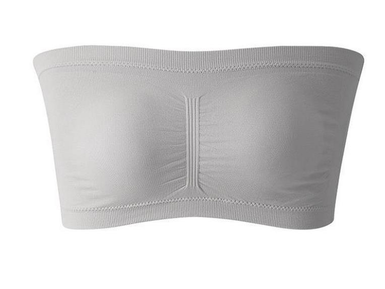Nahtloser trägerloser BH-Wickel für Damen – dünn, rutschfest, einzeiliges Design, passende Unterwäsche für alle Gelegenheiten 3XL graue von Joom DACH