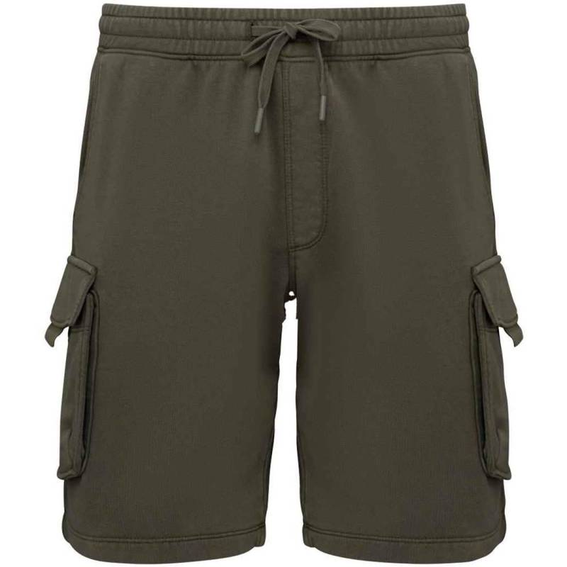 Native Spirit Herren Cargo-Shorts aus French Terry, gewaschen S von Joom DACH