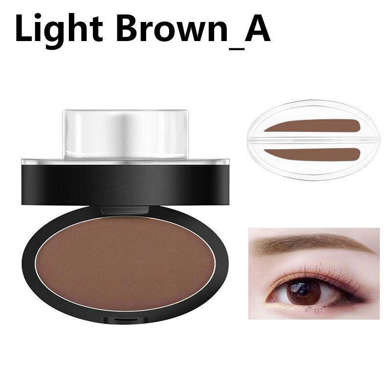 Natürliche Form Augenbrauen Puder Stempel wasserdicht Quick Brow Dye Palette Make-up Sup von Joom DACH