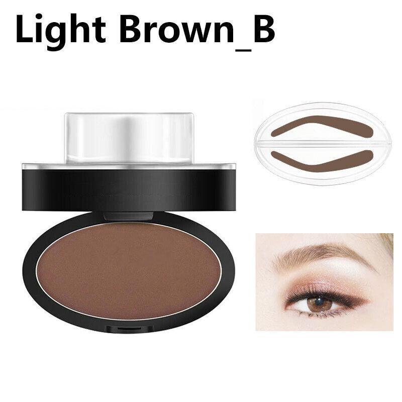 Natürliche Form Augenbrauen Puder Stempel wasserdicht Quick Brow Dye Palette Make-up Sup von Joom DACH