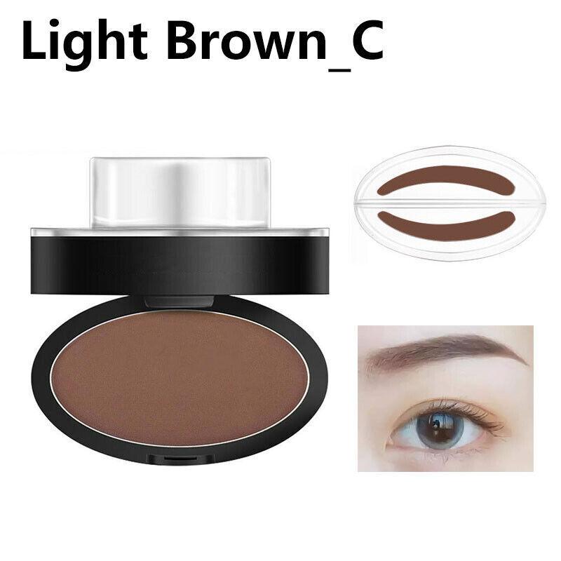Natürliche Form Augenbrauen Puder Stempel wasserdicht Quick Brow Dye Palette Make-up Sup von Joom DACH