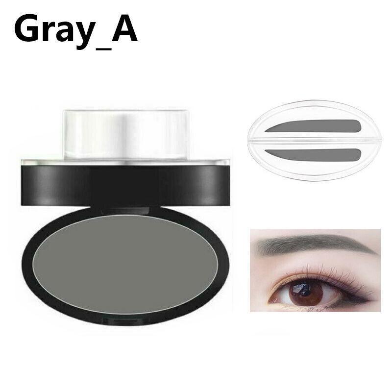 Natürliche Form Augenbrauen Puder Stempel wasserdicht Quick Brow Dye Palette Make-up Sup von Joom DACH