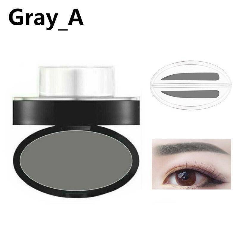 Natürliche Form Augenbrauen Puder Stempel wasserdicht Quick Brow Dye Palette Make-up Sup von Joom DACH