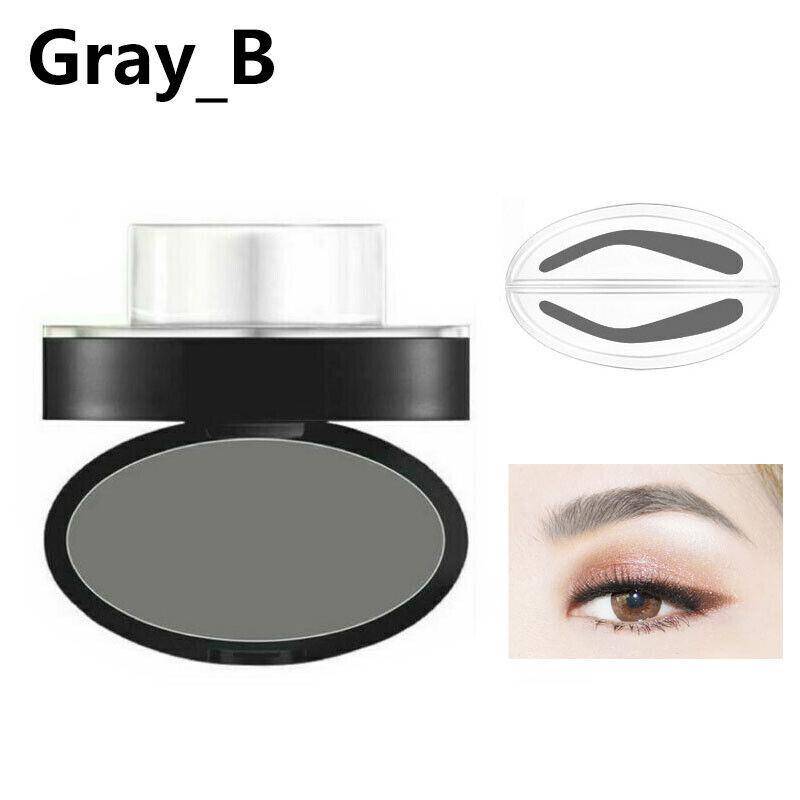 Natürliche Form Augenbrauen Puder Stempel wasserdicht Quick Brow Dye Palette Make-up Sup von Joom DACH