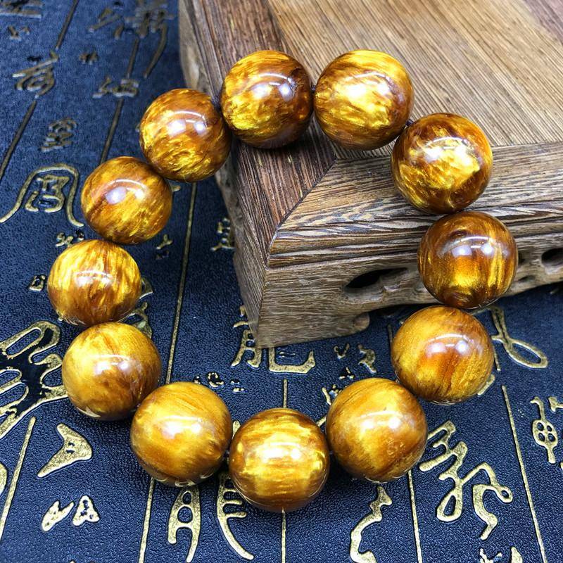 Natürliche Meer Weide Buddha Perlen Hand String Chinesische Retro Armbänder Schmuck Männer Frauen Geschenk Zubehör 20mm von Joom DACH