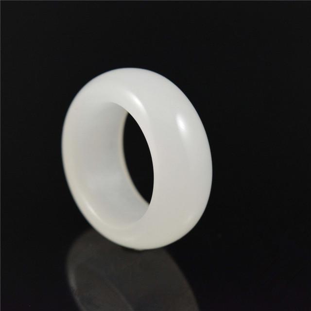 Natürliche grüne Hetian Jade Ring chinesische Jadeit Amulett Mode Charme Schmuck handgeschnitzte Handwerk Geschenke für Frauen Männer Ringe 5 von Joom DACH