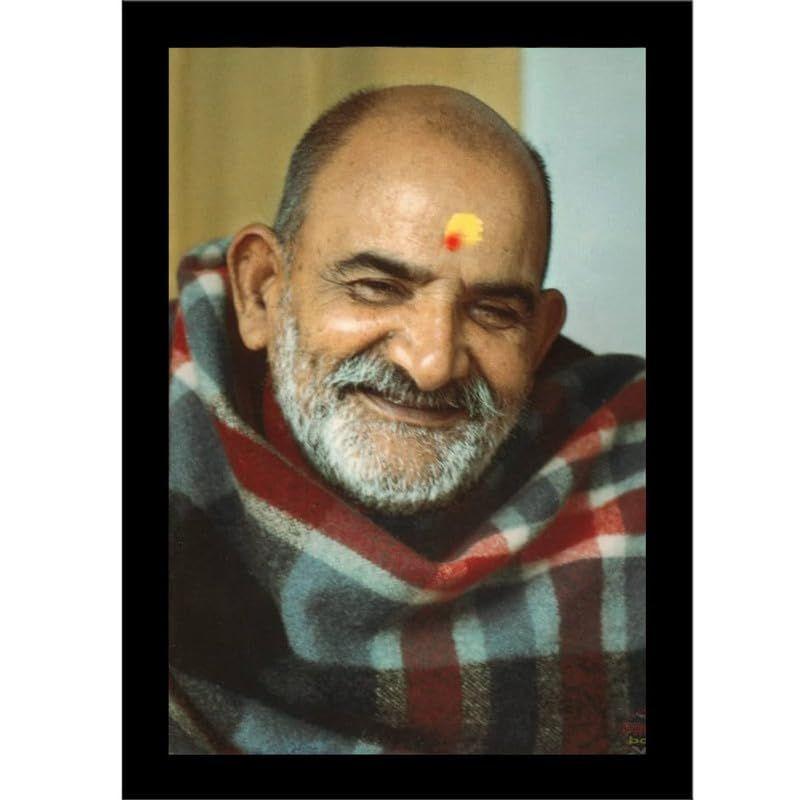 Neem Karoli Baba Fotorahmen, Mittlere Größe, Tischaufsteller oder Wandmontage, Anmutiges Lächeln Bild-8x10 Zoll von Joom DACH