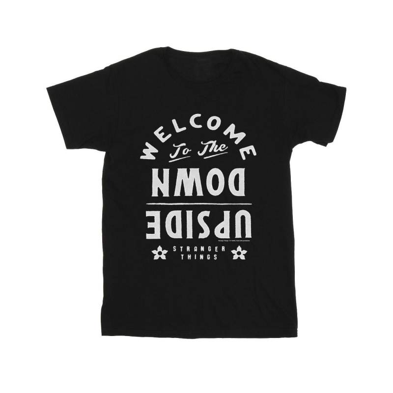 Netflix Boys Stranger Things Welcome To The Upside Down T-Shirt 9-11 Years schwarz von Joom DACH