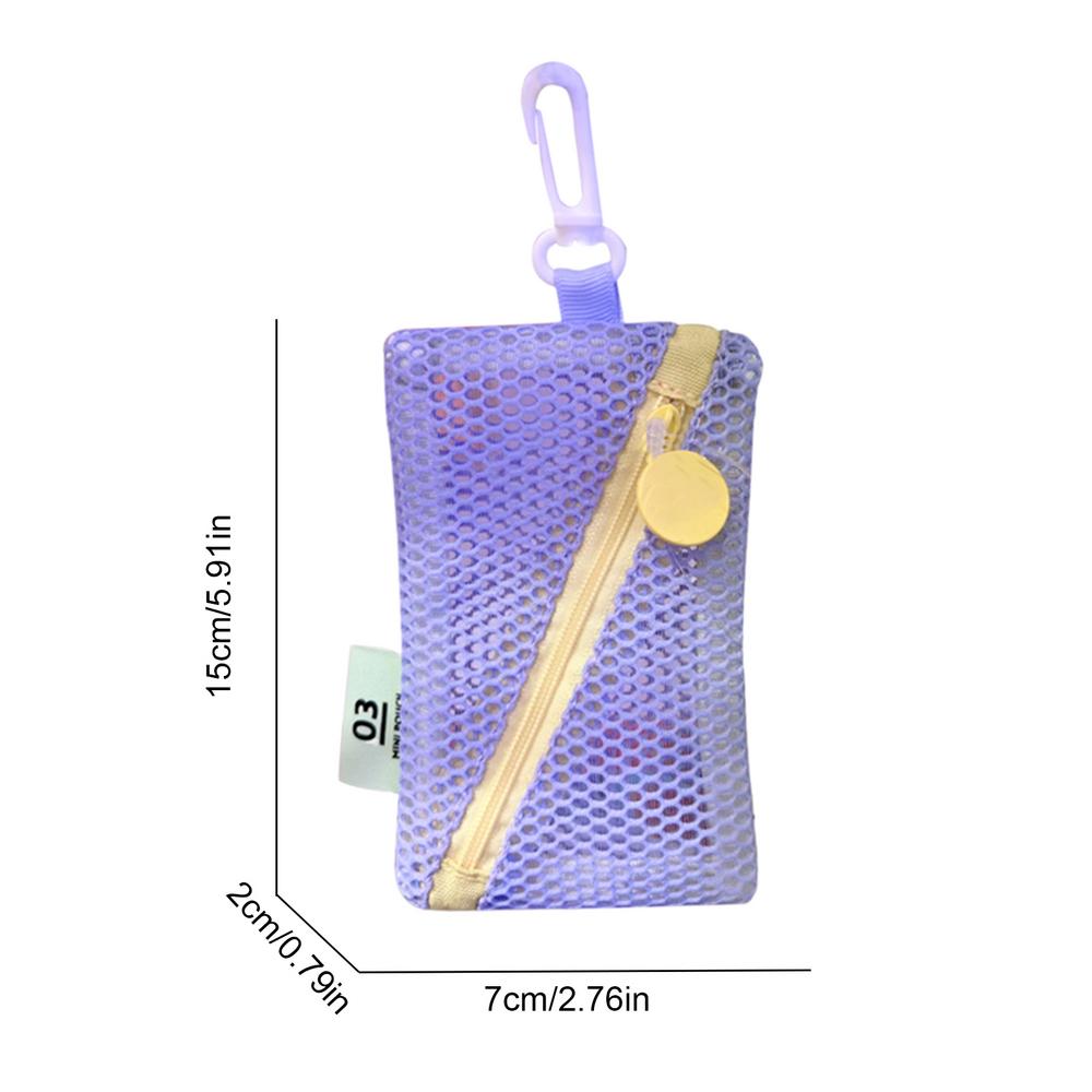 Netz Make-up Aufbewahrungstasche Netz Kosmetik Organizer Beutel Reißverschluss Tragbare Kosmetiktasche Reise Toilettentasche für Kosmetik von Joom DACH