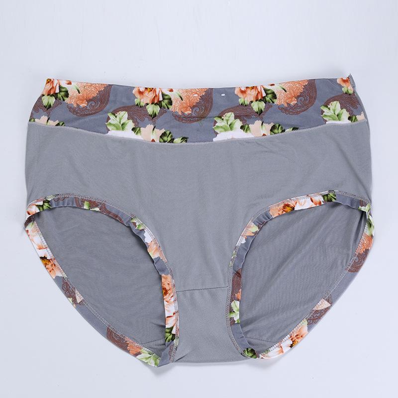 Neu 1 Teile/los Baumwolle Höschen frauen Unterwäsche Plus Größe Floral Briefs Damen Dessous Druck Panty 4XL-12XL Unterhose für Weibliche 6XL von Joom DACH