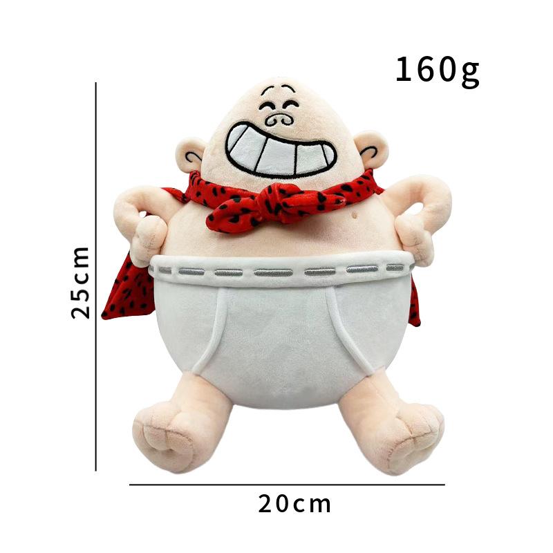 Neu 25cm Dog Man Plüsch Spiel Peripherie Anime 2025 Cartoon Großer Bauch Kapitän Plüschtier Puppe Sofa Kissen Ornamente Kindergeschenk Pre-sale von Joom DACH