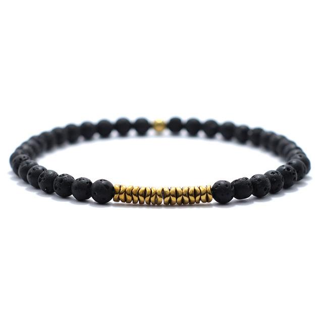 Neu 4mm Armband Männer Antike Gold Farbe Hämatit Stein Braclet Natürliche Holz Braslet Homme Meditation Perlen Brazalete von Joom DACH