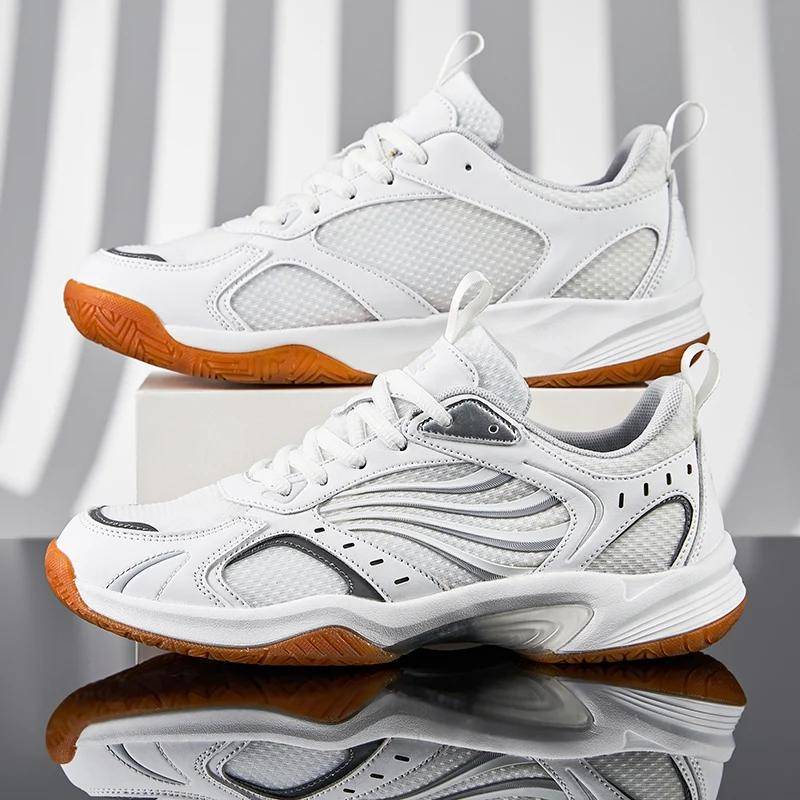 Neu Badminton Schuhe Männer Frauen Atmungsaktive Badminton Turnschuhe für Männer Licht Gewicht Tennis Schuhe Anti Slip Tischtennis 44 von Joom DACH