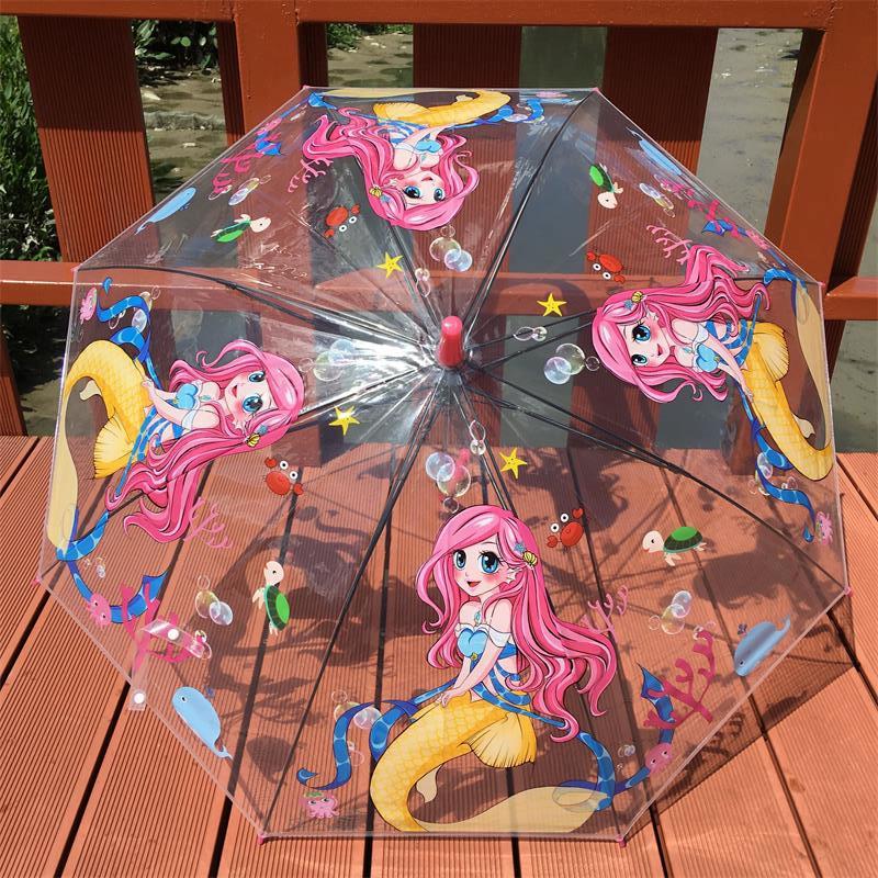 Neu Feuer Lkw Engineering Team Transparent Kinder Regenschirm Kindergarten Kreative Niedlichen Cartoon Baby Student Junge von Joom DACH