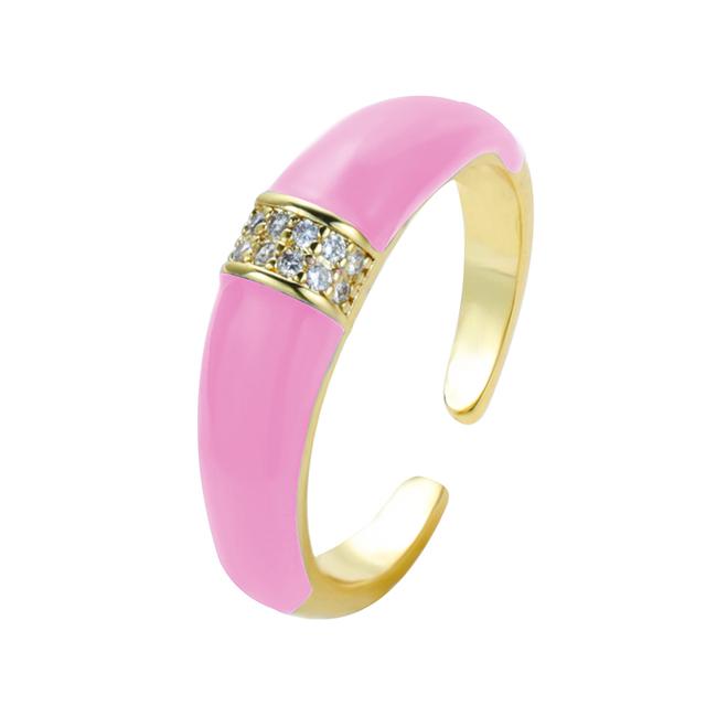 Neu Herbst Trend Mode-Ring für Frau Micro Pflastern Zirkon Einfache Temperament Mädchen Geschenk von Joom DACH