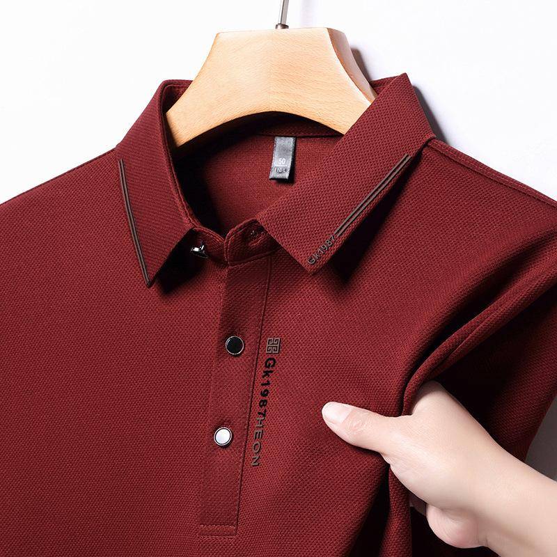 Neu Herren Herbst und Winter Langarm Samt Verdickt Polo Shirt Herren Revers Ananas Einteiliges Samt 4XL von Joom DACH