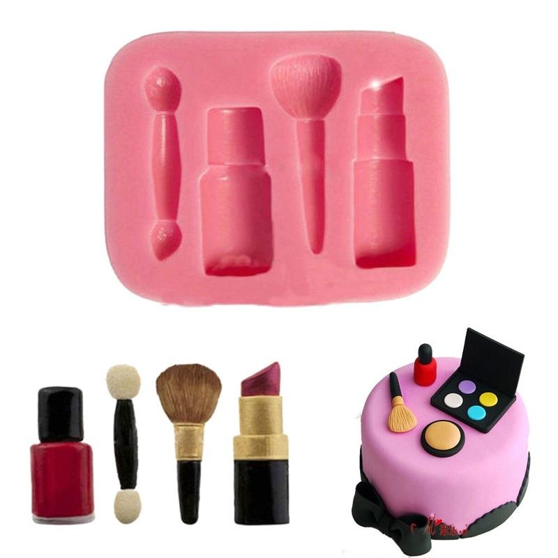 Neu Make-up Lippenstift Silikon Fondant Form Kuchen Dekorieren Schokolade Backform Kuchen Form Neu Make-up Lippenstift Silikon Fondant Form Kuchen Dekorieren Schokolade Backform Kuchen Form von Joom DACH