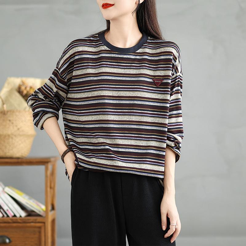 Neu Plus Größe Frauen Volle Hülse Beiläufige Oansatz Lose Herbst Grundlegende Tops T-Shirt Neue XL schwarz von Joom DACH