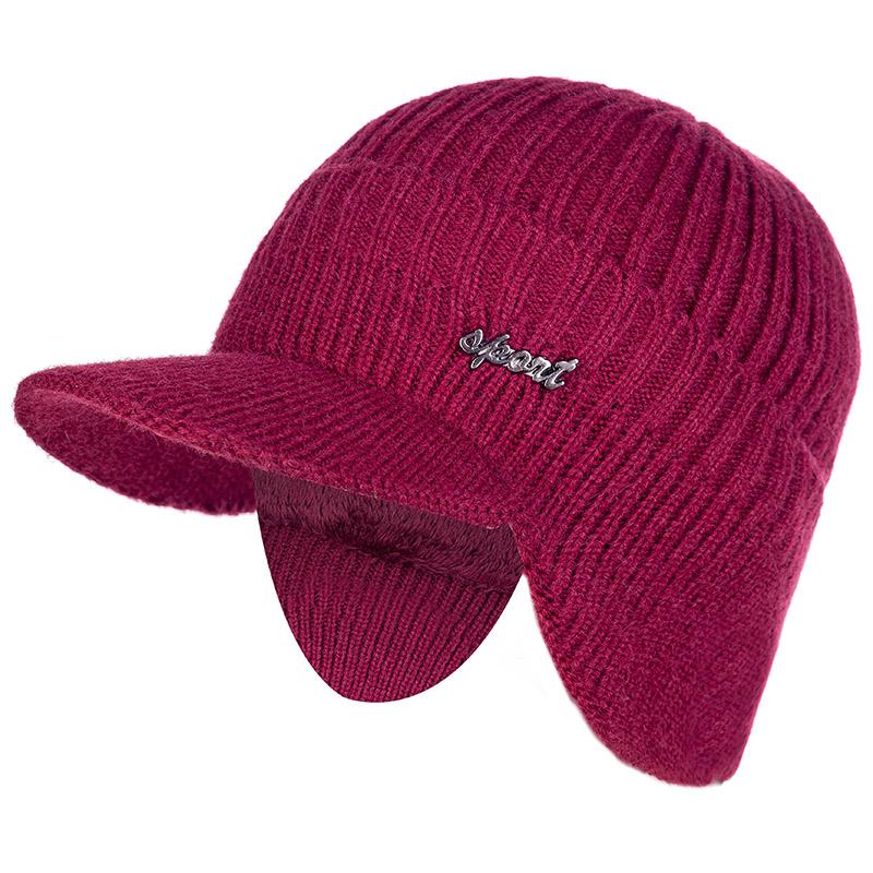 Neu hinzufügen Pelzgefütterte Wintermützen Stilvoll mit Krempe Weiche Beanie-Mütze für Männer Frauen Klassische gestrickte Ohrenklappenmütze Warme Mützen mit Ohren 54cm-62cm rot Neu hinzufügen Pelzgefütterte Wintermützen Stilvoll mit Krempe Weiche Beanie-Mütze für Männer Frauen Klassische gestrickte Ohrenklappenmütze Warme Mützen mit Ohren 54cm-62cm rot von Joom DACH