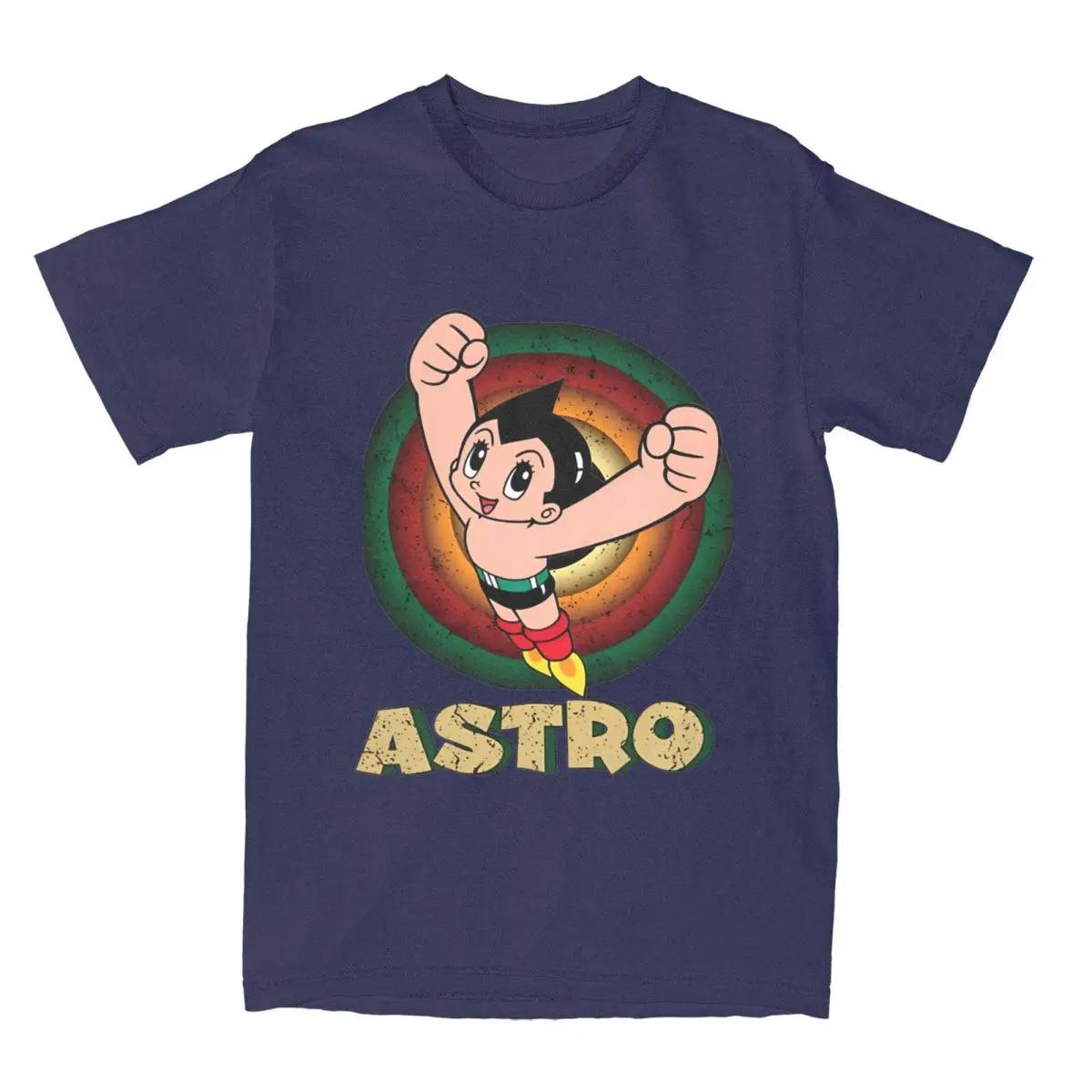 Neuankömmling Herren Klassische Cartoon Astro Boy Hemd Bekleidung Japan Manga Mighty Atom Astroboy T-Shirt Kleidung T-Shirt XXL navy blau von Joom DACH