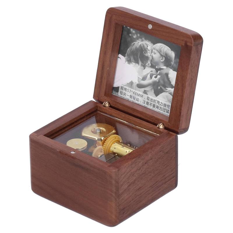 Neuartiger Gedenk-Fotorahmen Spieluhr Retro Spieluhr Valentinstagsgeschenk von Joom DACH