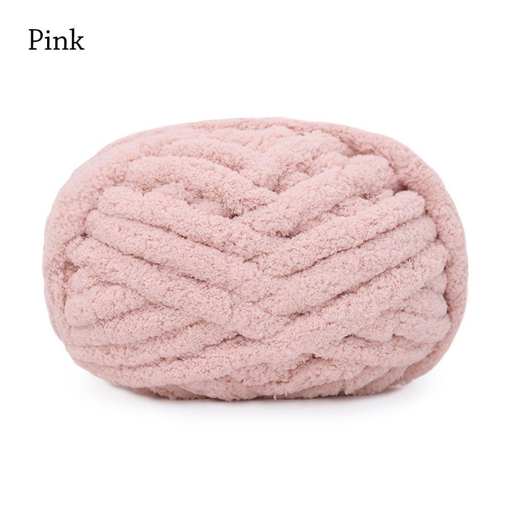 Neuartiges, funktionelles, dickes Nähgarn, Knäuel, Häkelgarn, DIY, Handstricken, gewebter Faden rosa von Joom DACH