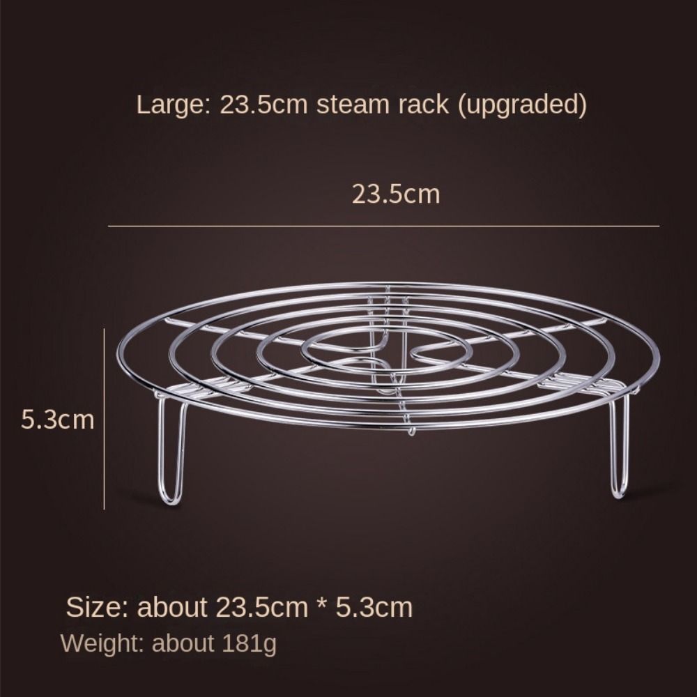 Neue 304 Edelstahl Tablett Stehen Multifunktions Topf Dampfenden Kochgeschirr Dampfer Regal Dampfer Rack 23.5CM von Joom DACH