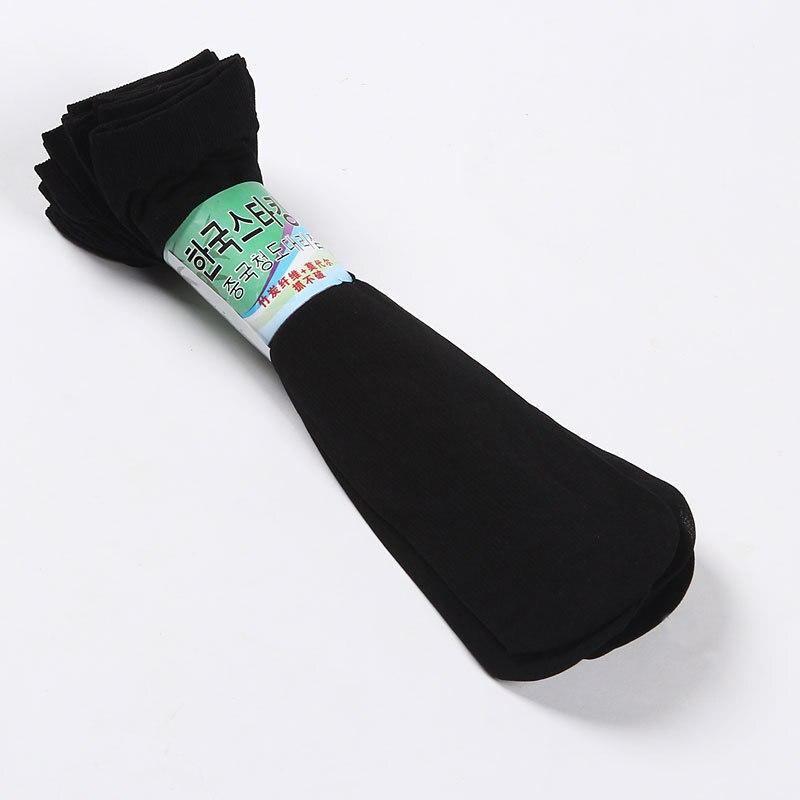 Neue 5 Paar Sommersocken für Herren aus dünner Seide mit hochelastischem Nylon, atmungsaktiv, lässig, kurze Crew-Socken für Männer, coole Socken EUR 37-45 von Joom DACH