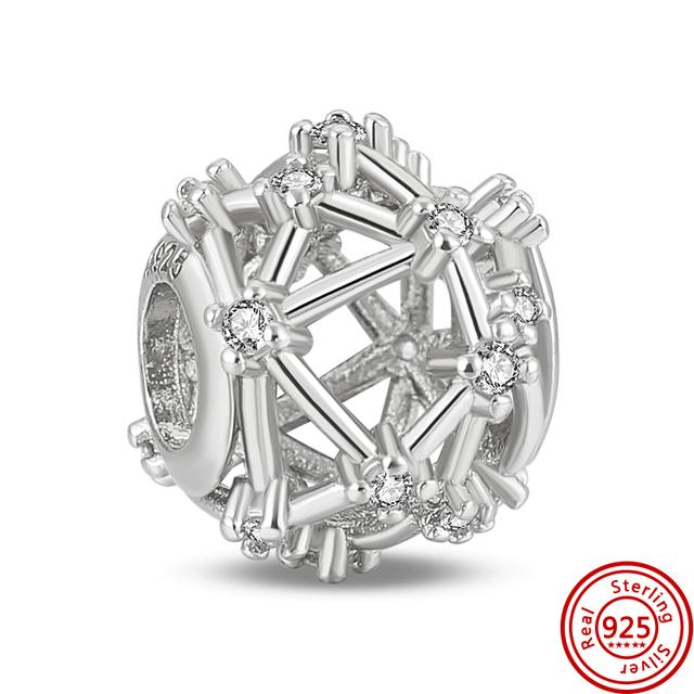 Neue 925 Silber Herz High Heels Tier Pavé Perlen Fit Charm Armband Frauen Mode Schmuck Machen von Joom DACH