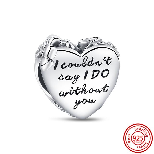 Neue 925 Silber Herz High Heels Tier Pavé Perlen Fit Charm Armband Frauen Mode Schmuck Machen von Joom DACH