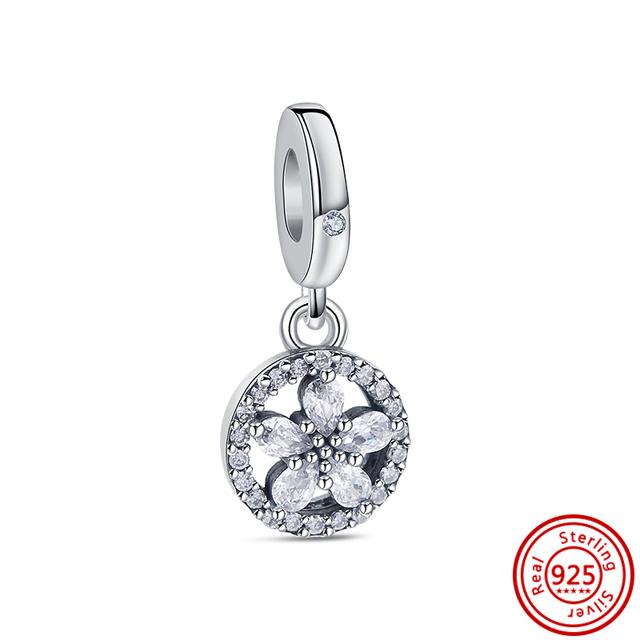 Neue 925 Silber Herz High Heels Tier Pavé Perlen Fit Charm Armband Frauen Mode Schmuck Machen von Joom DACH