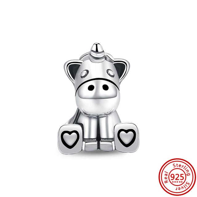 Neue 925 Silber Herz High Heels Tier Pavé Perlen Fit Charm Armband Frauen Mode Schmuck Machen von Joom DACH