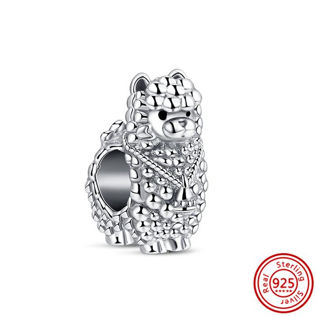 Neue 925 Silber Herz High Heels Tier Pavé Perlen Fit Charm Armband Frauen Mode Schmuck Machen von Joom DACH