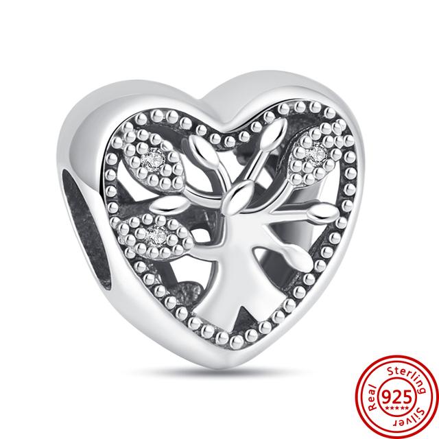 Neue 925 Silber Herz High Heels Tier Pavé Perlen Fit Charm Armband Frauen Mode Schmuck Machen von Joom DACH