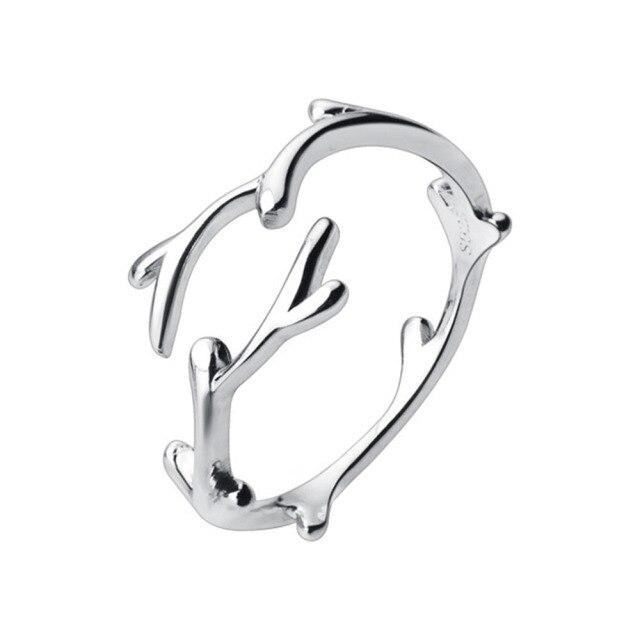 Neue 925 Sterling Silber Frauen Ring Mode Literarischen Und Frische Unregelmäßigen Baum Zweig Zeigefinger Einstellbare Ringe Schmuck Geschenk von Joom DACH