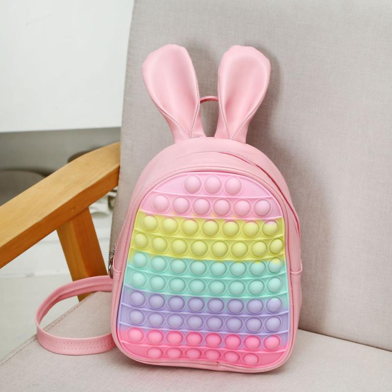 Neue Aktuelle Lager Kinder Silikon Rucksäcke Weiche PU Leder Kindergarten Schulranzen für Mädchen Blase Dekompression Kinder Rucksack Neue Aktuelle Lager Kinder Silikon Rucksäcke Weiche PU Leder Kindergarten Schulranzen für Mädchen Blase Dekompression Kinder Rucksack von Joom DACH