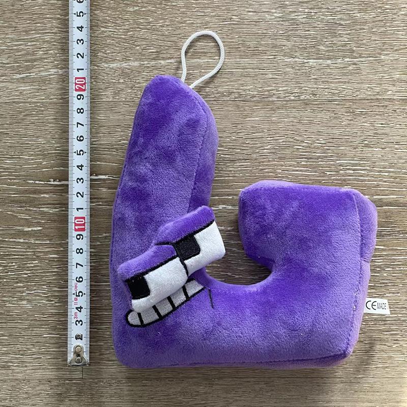 Neue Alphabet Lore Plüschpuppe, weich gefüllt, niedliches Cartoon-Charakter-Plüschtier für Kinder, Weihnachten G von Joom DACH