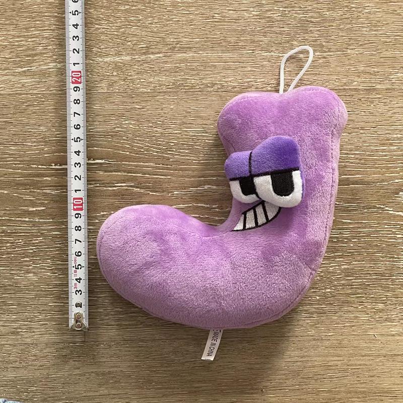 Neue Alphabet Lore Plüschpuppe, weich gefüllt, niedliches Cartoon-Charakter-Plüschtier für Kinder, Weihnachten J von Joom DACH