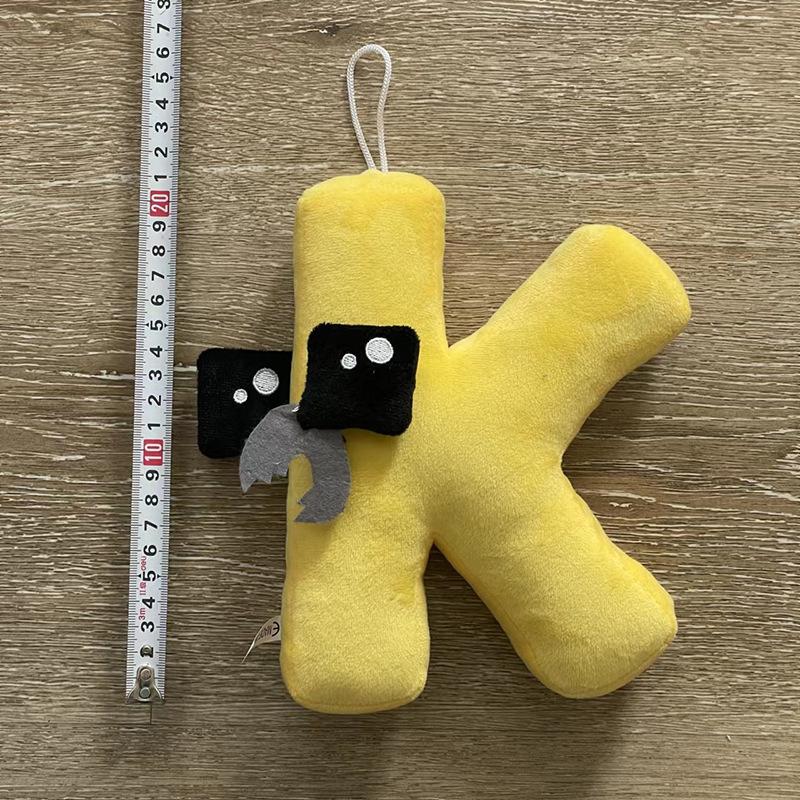 Neue Alphabet Lore Plüschpuppe, weich gefüllt, niedliches Cartoon-Charakter-Plüschtier für Kinder, Weihnachten K von Joom DACH