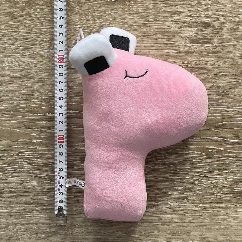 Neue Alphabet Lore Plüschpuppe, weich gefüllt, niedliches Cartoon-Charakter-Plüschtier für Kinder, Weihnachten P von Joom DACH