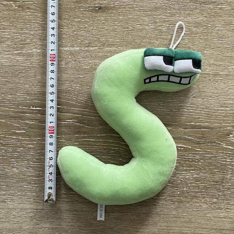 Neue Alphabet Lore Plüschpuppe, weich gefüllt, niedliches Cartoon-Charakter-Plüschtier für Kinder, Weihnachten S von Joom DACH