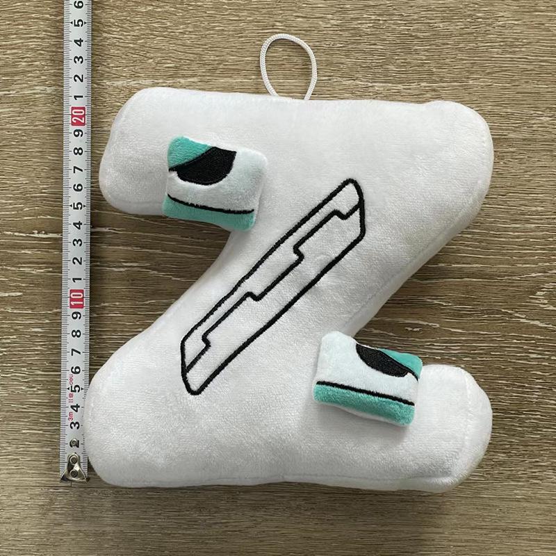 Neue Alphabet Lore Plüschpuppe, weich gefüllt, niedliches Cartoon-Charakter-Plüschtier für Kinder, Weihnachten Z von Joom DACH