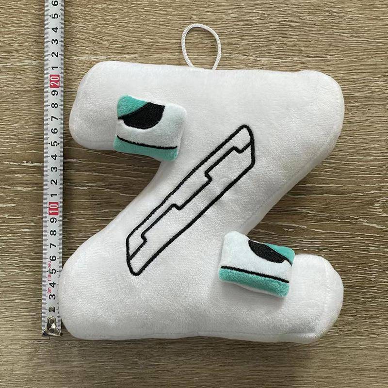 Neue Alphabet Lore Plüschpuppe, weich gefüllt, niedliches Cartoon-Charakter-Plüschtier für Kinder, Weihnachten Z von Joom DACH