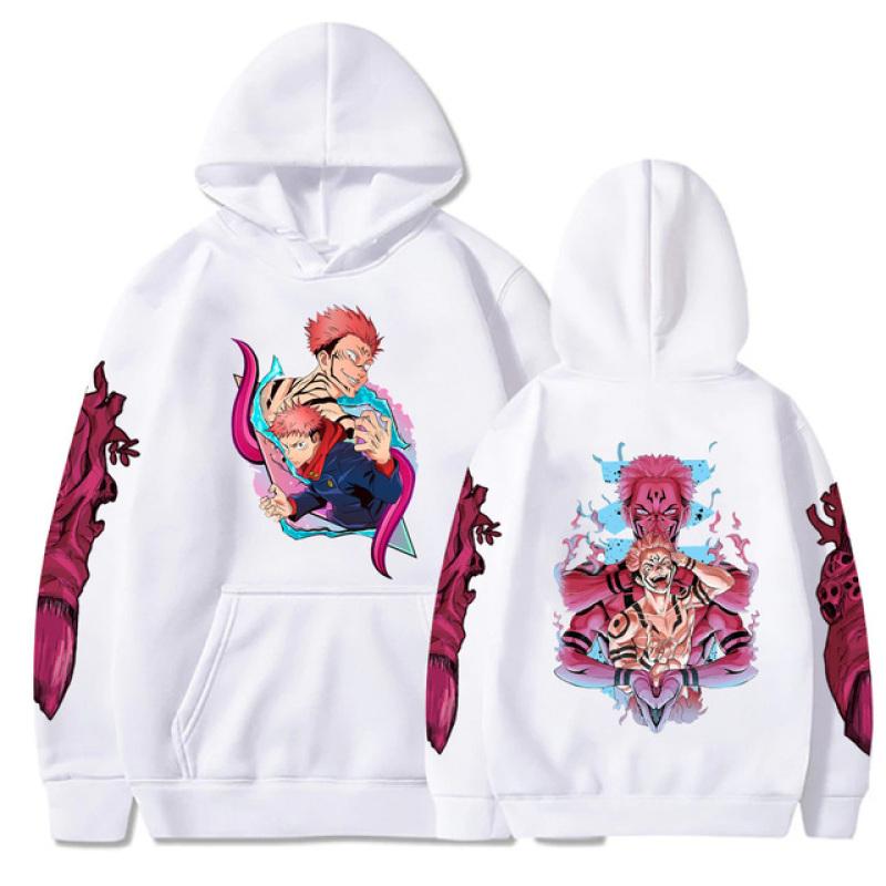 Neue Anime Jujutsu Kaisen Satoru Gojo Hoodie Übergroßen Herbst Winter Fleece Sweatshirt Männer Frauen Langarm Pullover S von Joom DACH