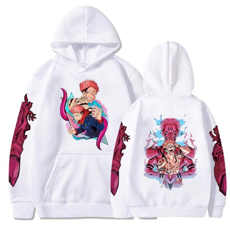 Neue Anime Jujutsu Kaisen Satoru Gojo Hoodie Übergroßen Herbst Winter Fleece Sweatshirt Männer Frauen Langarm Pullover S von Joom DACH