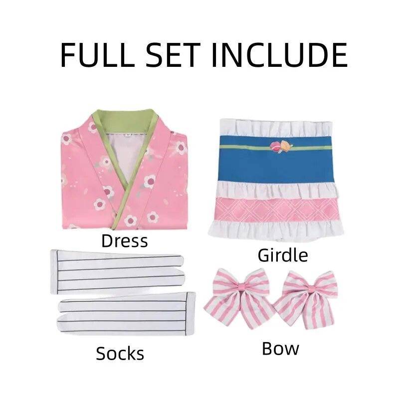Neue Anime Kanroji Mitsuri Kimono Gürtel für Frauen Mädchen Halloween Party Cosplay Kostüm Rosa Leistung Uniform S Neue Anime Kanroji Mitsuri Kimono Gürtel für Frauen Mädchen Halloween Party Cosplay Kostüm Rosa Leistung Uniform S von Joom DACH