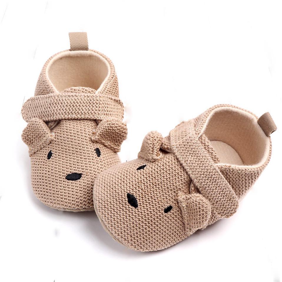 Neue Ankunft Kleinkind Neugeborenen Baby Tier Krippe Schuhe Infant Cartoon Weiche Sohle Warme Tier Baby Schuhe 0-6m braun von Joom DACH
