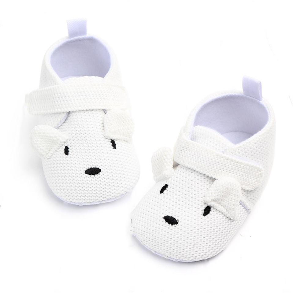 Neue Ankunft Kleinkind Neugeborenen Baby Tier Krippe Schuhe Infant Cartoon Weiche Sohle Warme Tier Baby Schuhe 0-6m weiß von Joom DACH